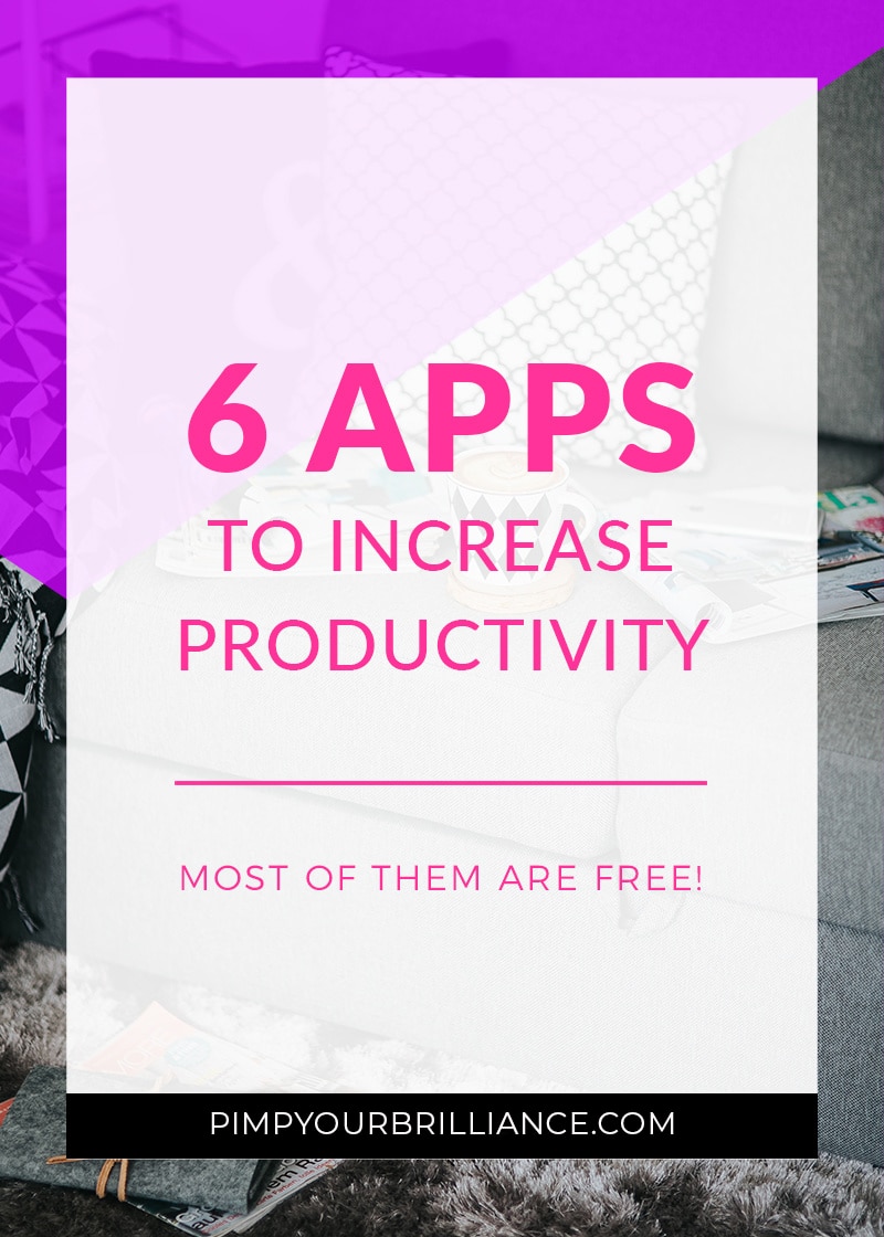 6 apps to increase productivity