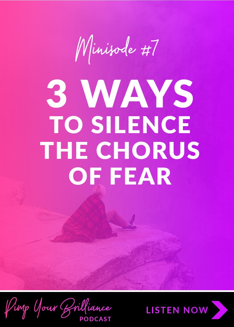 Fear by design is a defense mechanisms. It's supposed to protect you. Yet more often than not fear holds us back. Click through to learn 3 strategies for silencing the Chorus of Fear.