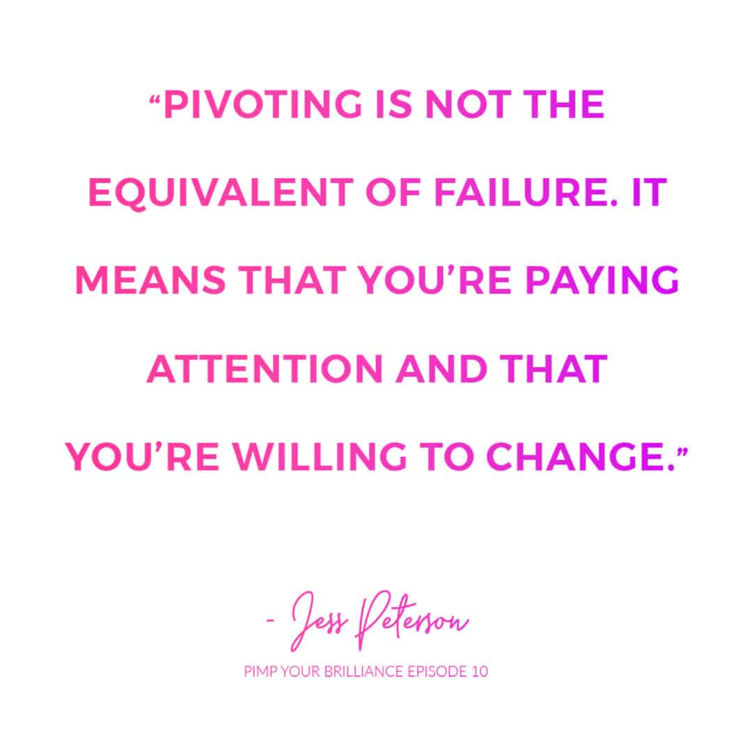 Have you had to pivot in your business? Jess Peterson of Mighty Oak, shares her story of pivoting and niching down to build a better business.